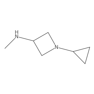1-cyclopropyl-N-methylazetidin-3-amine Structure