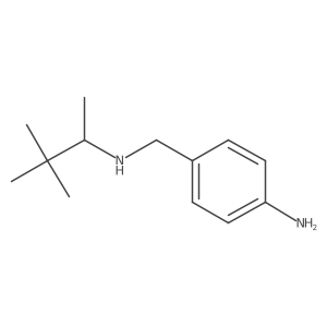 4-{[(3,3-Dimethylbutan-2-yl)amino]methyl}aniline Structure