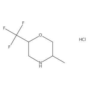 5-Methyl-2-(trifluoromethyl)morpholine hydrochloride Structure