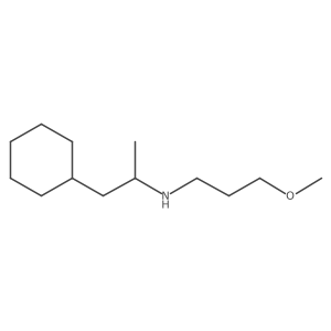 (1-Cyclohexylpropan-2-yl)(3-methoxypropyl)amine Structure
