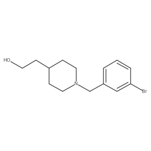 2-(1-(3-Bromobenzyl)piperidin-4-yl)ethan-1-ol Structure