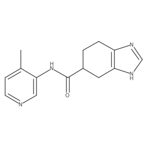 N-(4-methylpyridin-3-yl)-4,5,6,7-tetrahydro-1H-benzo[d]imidazole-5-carboxamide Structure