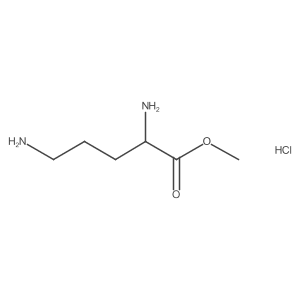 Methyl (2R)-2,5-diaminopentanoate hydrochloride结构式