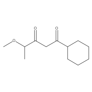 1-Cyclohexyl-4-methoxypentane-1,3-dione Structure