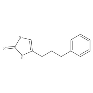 4-(3-Phenylpropyl)-1,3-thiazole-2-thiol Structure