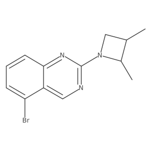 5-Bromo-2-(2,3-dimethylazetidin-1-yl)quinazoline Structure