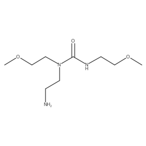 3-(2-Aminoethyl)-1,3-bis(2-methoxyethyl)urea Structure