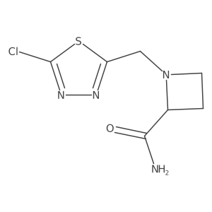 1-[(5-Chloro-1,3,4-thiadiazol-2-yl)methyl]azetidine-2-carboxamide Structure