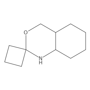 Octahydrospiro[3,1-benzoxazine-2,1'-cyclobutane]结构式