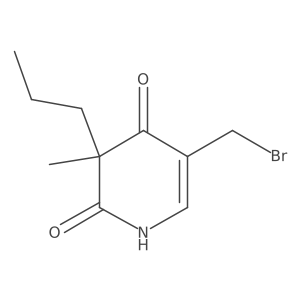 5-(Bromomethyl)-3-methyl-3-propyl-1,2,3,4-tetrahydropyridine-2,4-dione结构式