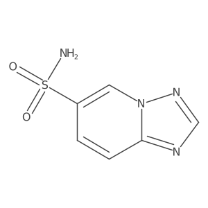 [1,2,4]Triazolo[1,5-a]pyridine-6-sulfonamide结构式
