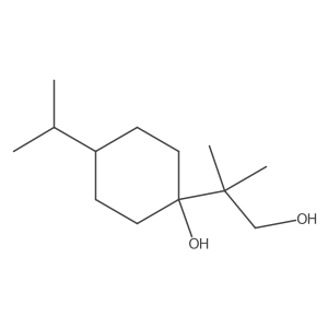 1-(1-Hydroxy-2-methylpropan-2-yl)-4-(propan-2-yl)cyclohexan-1-ol Structure