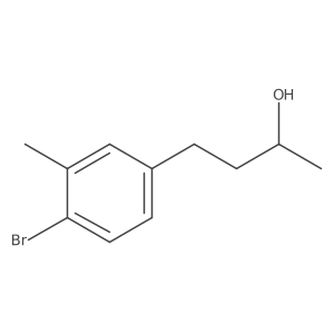 (2R)-4-(4-bromo-3-methylphenyl)butan-2-ol结构式