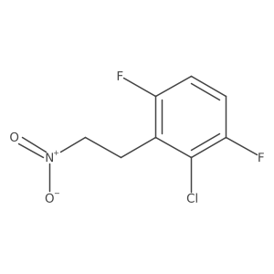2-Chloro-1,4-difluoro-3-(2-nitroethyl)benzene结构式