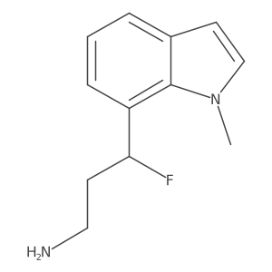 3-fluoro-3-(1-methyl-1H-indol-7-yl)propan-1-amine Structure