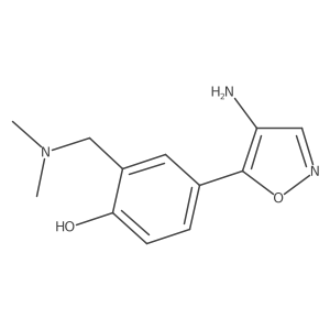 4-(4-Amino-1,2-oxazol-5-yl)-2-[(dimethylamino)methyl]phenol Structure