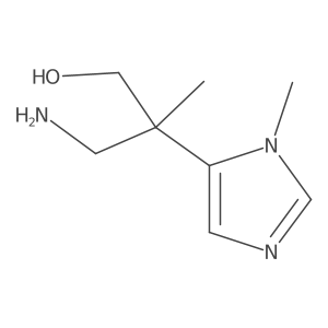 3-amino-2-methyl-2-(1-methyl-1H-imidazol-5-yl)propan-1-ol Structure