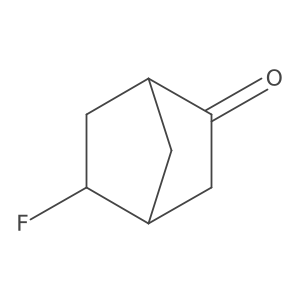 5-Fluorobicyclo[2.2.1]heptan-2-one Structure