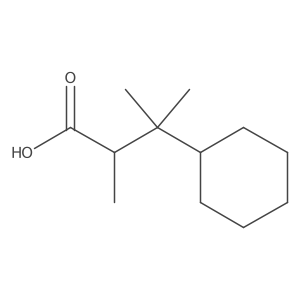 (2S)-3-Cyclohexyl-2,3-dimethylbutanoic acid结构式