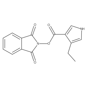 1,3-dioxo-2,3-dihydro-1H-isoindol-2-yl 4-ethyl-1H-pyrrole-3-carboxylate Structure