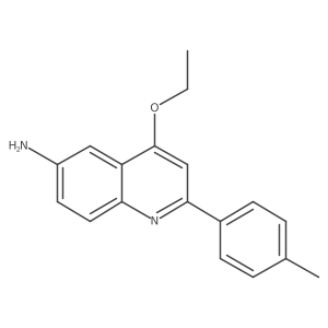 4-Ethoxy-2-(4-methylphenyl)quinolin-6-amine Structure