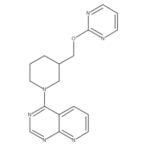 2-[(1-{Pyrido[2,3-d]pyrimidin-4-yl}piperidin-3-yl)methoxy]pyrimidine结构式