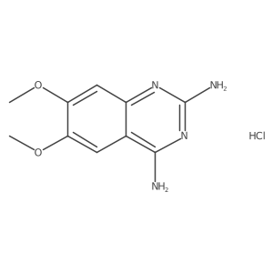 6,7-Dimethoxyquinazoline-2,4-diamine hydrochloride Structure