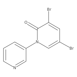 3,5-dibromo-2H-[1,3'-bipyridin]-2-one Structure