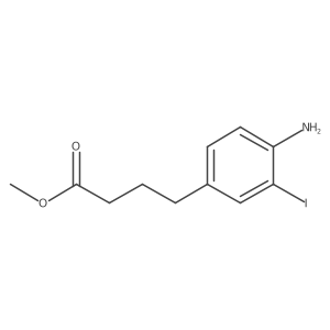 Methyl 4-(4-amino-3-iodophenyl)butanoate Structure