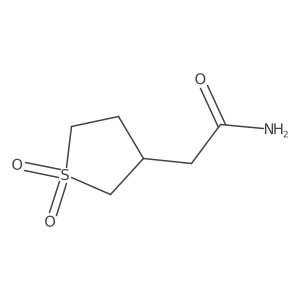 2-(1,1-Dioxo-1lambda6-thiolan-3-yl)acetamide结构式
