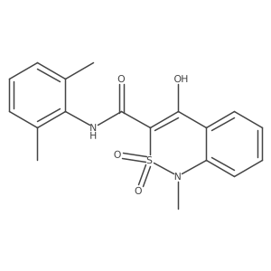 N-(2,6-dimethylphenyl)-4-hydroxy-1-methyl-2,2-dioxo-1,2-dihydro-2lambda~6~,1-benzothiazine-3-carboxamide结构式
