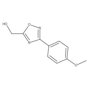 [3-(4-Methoxyphenyl)-1,2,4-oxadiazol-5-yl]methanol Structure