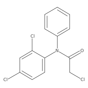 2-chloro-N-(2,4-dichlorophenyl)-N-phenylacetamide结构式