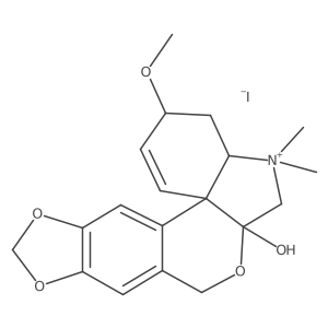 Tazettine methiodide Structure