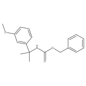 Benzyl [1-(3-methoxyphenyl)-1-methylethyl]carbamate结构式
