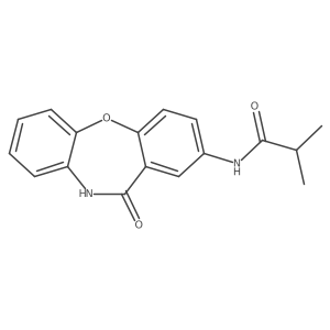 N-(11-oxo-10,11-dihydrodibenzo[b,f][1,4]oxazepin-2-yl)isobutyramide Structure