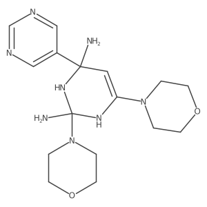 2,6-Dimorpholino-[4,5-bipyrimidine]-2,4-diamine结构式