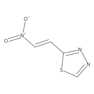 2-(2-Nitrovinyl)-1,3,4-thiadiazole Structure