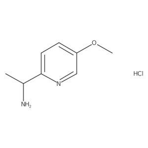 (R)-1-(5-Methoxypyridin-2-yl)ethanamine hydrochloride Structure