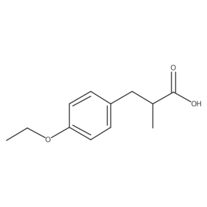 3-(4-Ethoxyphenyl)-2-methylpropanoic acid Structure