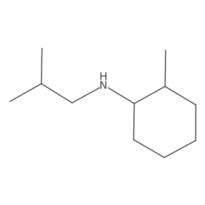 2-methyl-N-(2-methylpropyl)cyclohexan-1-amine结构式