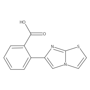 2-(Imidazo[2,1-b]thiazol-6-yl)benzoic acid结构式