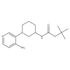Tert-butyl 1-(4-aminopyridin-3-yl)piperidin-3-ylcarbamate Structure
