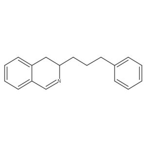 3,4-Dihydro-3-(3-phenylpropyl)isoquinoline结构式