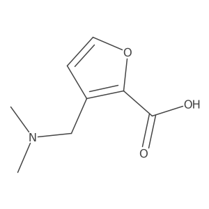 3-[(Dimethylamino)methyl]furan-2-carboxylic acid结构式