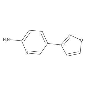 5-(Furan-3-yl)pyridin-2-amine结构式