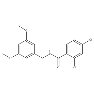 2,4-dichloro-N-(3,5-dimethoxybenzyl)benzamide结构式