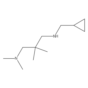 (Cyclopropylmethyl)[3-(dimethylamino)-2,2-dimethylpropyl]amine结构式