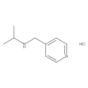 N-(Pyridin-4-ylmethyl)propan-2-amine hydrochloride Structure