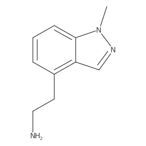 4-(2-Aminoethyl)-1-methyl-1H-indazole Structure